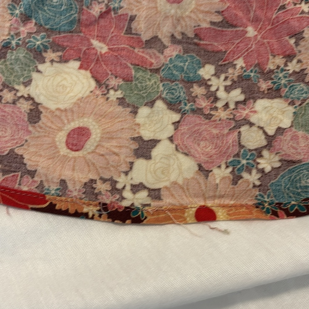 Savannah Jane Boho Floral Blouse Multi Color Sz 2… - image 8